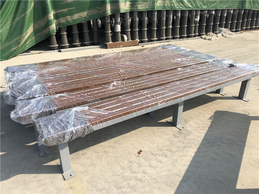 公交候車亭座椅，木質(zhì)公交站臺座椅